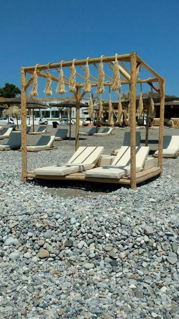 Huśtawki i leżanki na ogrody plaże tarasy