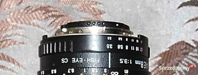 Obiektyw szerokokątny Samyang AE 8 3,5 FishEye CS Nikon F
