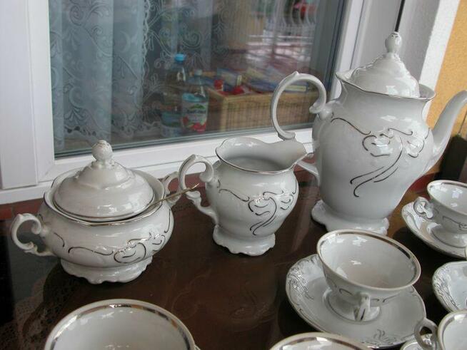 stary porcelanowy serwis sygnowany wałbrzych 10os
