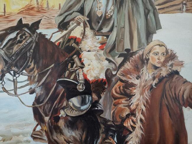 Ranny kirasjer i dziewczyna