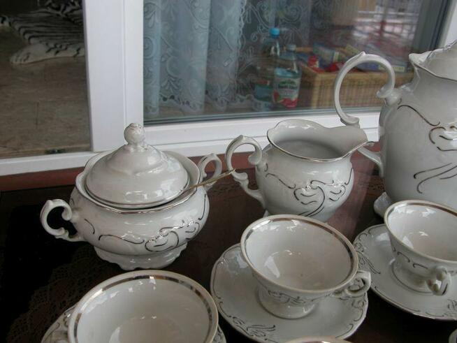stary porcelanowy serwis sygnowany wałbrzych 10os