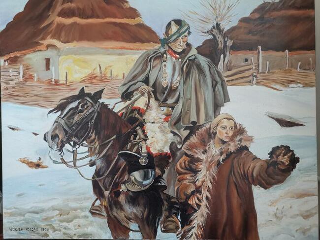 Ranny kirasjer i dziewczyna