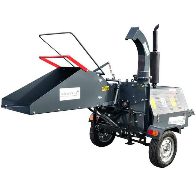 Rębak Spalinowy Duża Moc Niezawodny Przyczepa Mobilność