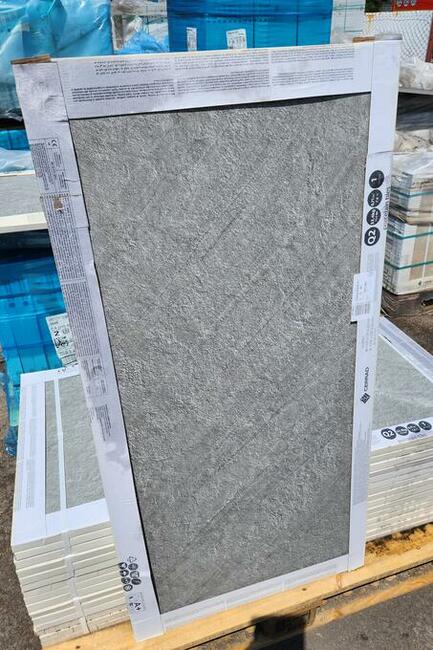 Płytki zewnętrzne 2cm do ogrodu, altan 120x60 Testo gris