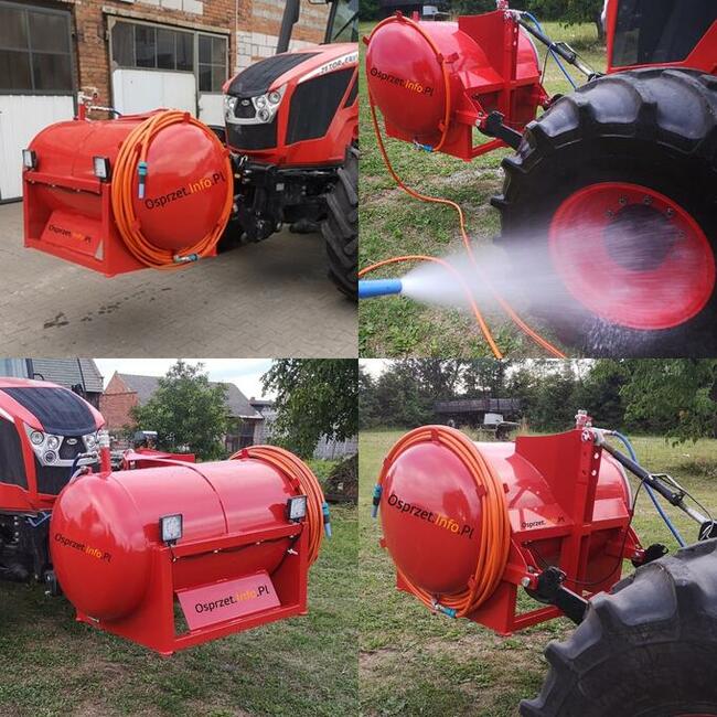 Balast do ciągnika 1000L - zbiornik p-poż, myjka - 3w1