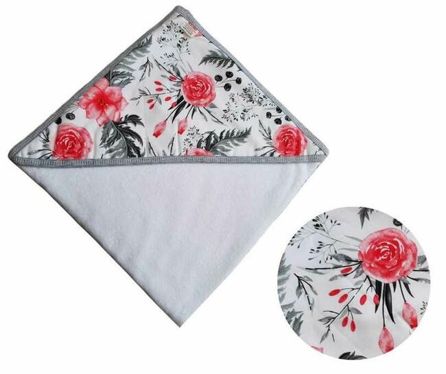 Okrycie kąpielowe kapturek frotte 100x100