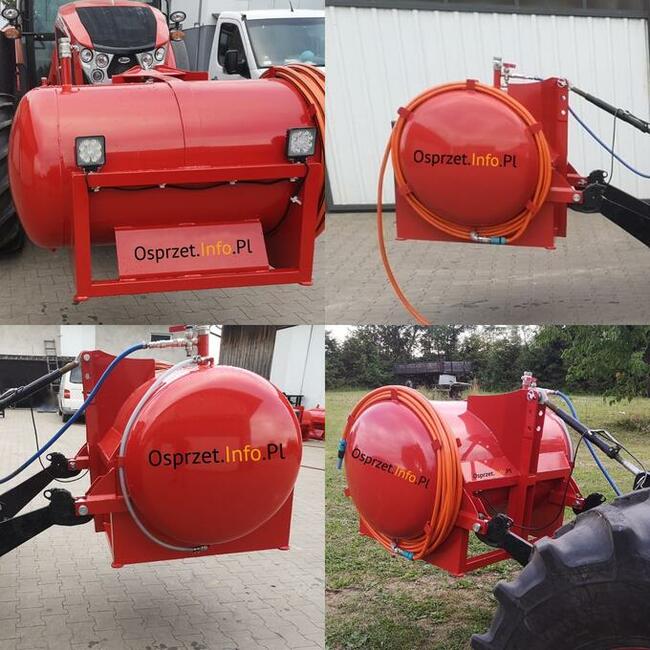 Balast do ciągnika 1000L - zbiornik p-poż, myjka - 3w1