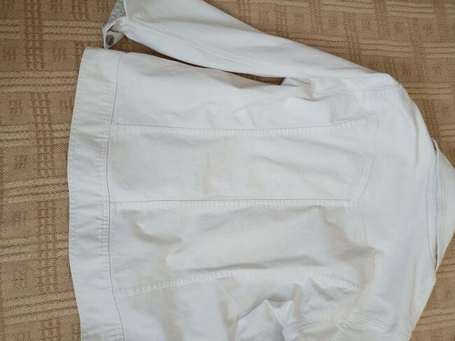 Kurtka dżinsowa biała