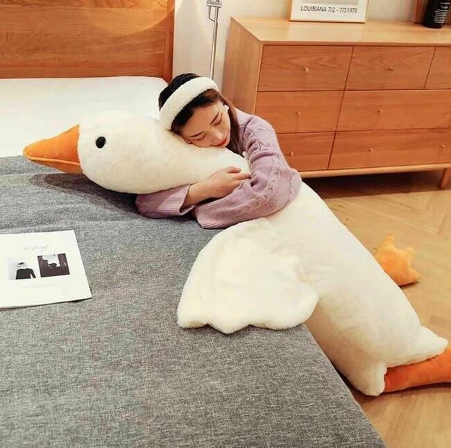 NOWA Gęś Pluszak Pipa hit sezonu 160 cm też inne dł