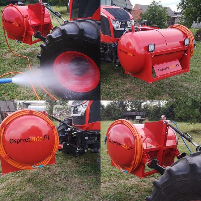 Balast do ciągnika 1000L - zbiornik p-poż, myjka - 3w1