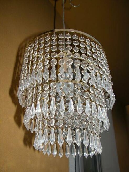 żyrandol kaskadowy śliczny dla dziewczynki do pokoju