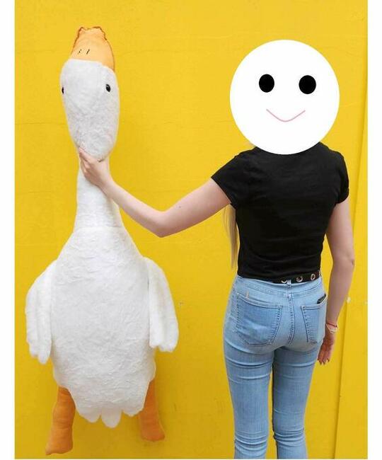 NOWA Gęś Pluszak Pipa hit sezonu 160 cm też inne dł