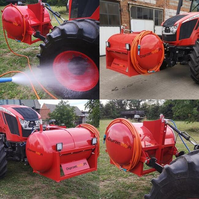 Balast do ciągnika 1000L - zbiornik p-poż, myjka - 3w1