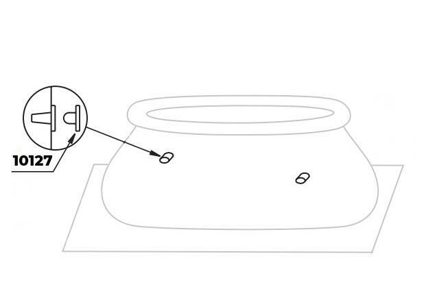 Zatyczka korek do basenu1 Intex 10127 Bestway 32mm