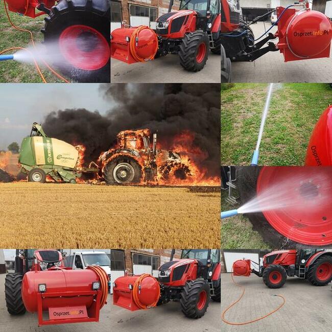 Balast do ciągnika 1000L - zbiornik p-poż, myjka - 3w1