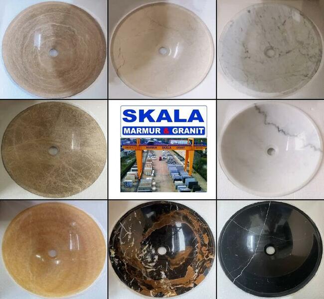 Umywalka marmurowa EMPERADOR DARK