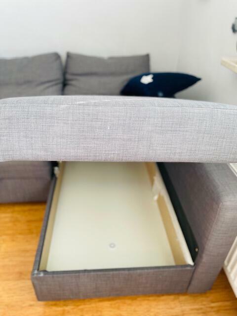 narożnik z funkcją spania IKEA FRIHETEN, używany