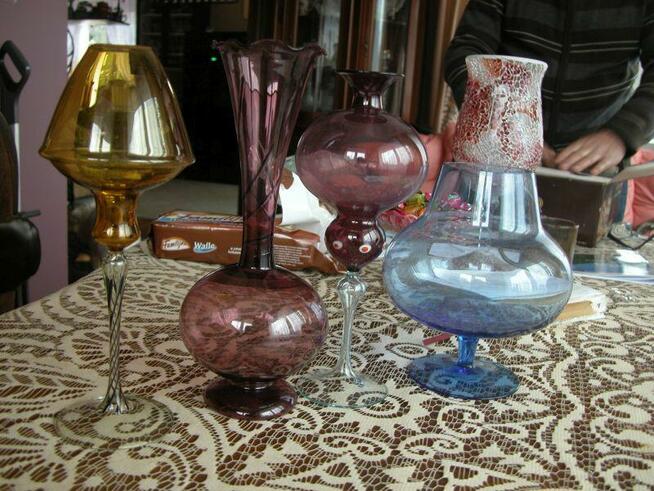 szkło - szkiełka wazoniki