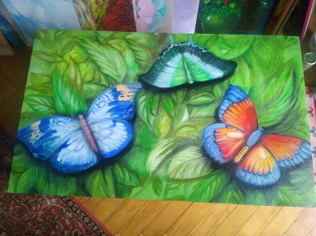 Stoł, ława, malowane meble, oryginalne meble