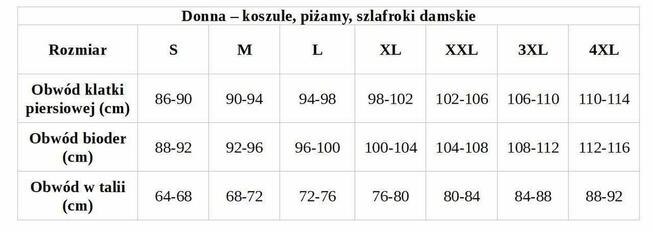 NOWA Piżama damska zebra Donna S, M, L, XL, XXL