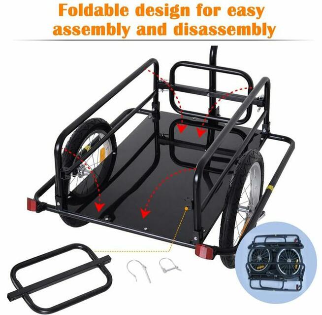 PRZYCZEPA TRANSPORTOWA ROWEROWA