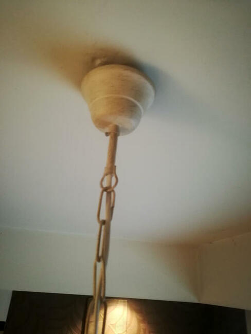 Lampa atrakcyjna retro wisząca sufitowa