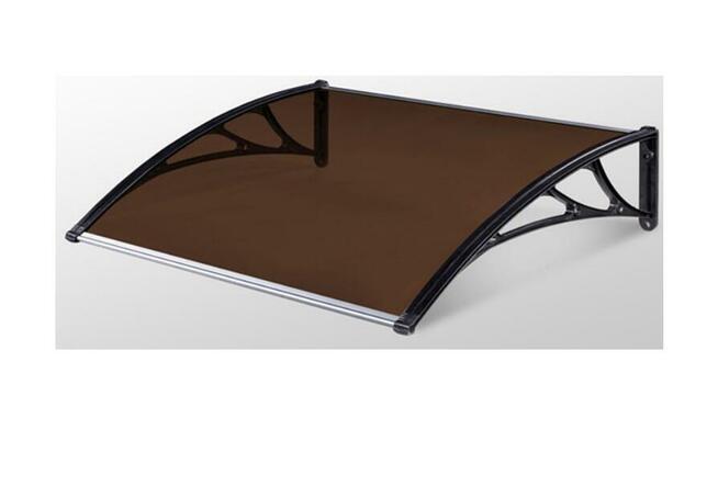 DASZEK NAD DRZWI ZADASZENIE 150x100 cm ALUMINIUM PLEXI