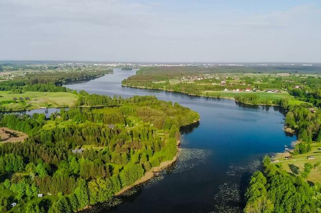 Działki tylko 30m od jeziora Sunowo - piękny widok