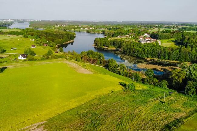 Działki tylko 30m od jeziora Sunowo - piękny widok