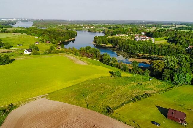 Działki tylko 30m od jeziora Sunowo - piękny widok