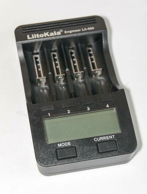 Ładowarka Liitokala Lii-500, 4 banki Li-Ion/AA/AAA +Zasilacz