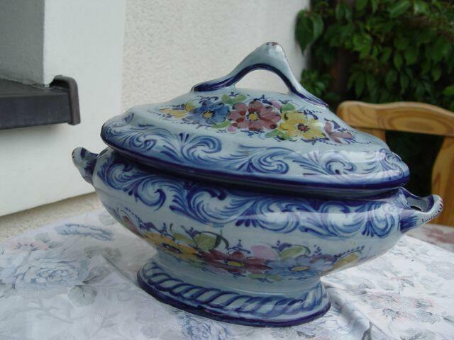 kolekcja stara sygnowana waza ręcznie malowana