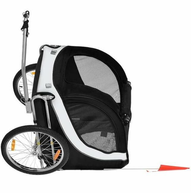 Przyczepka Rowerowa dla Psa z Zaczepem Uniwersalnym Stal