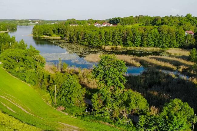 Działki tylko 30m od jeziora Sunowo - piękny widok