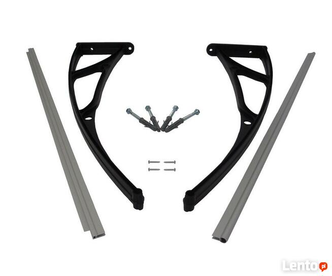 DASZEK NAD DRZWI ZADASZENIE 150x100 cm ALUMINIUM PLEXI