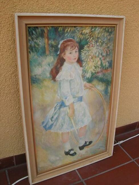 kolekcjonerski obraz o wymiarch 68/44cm