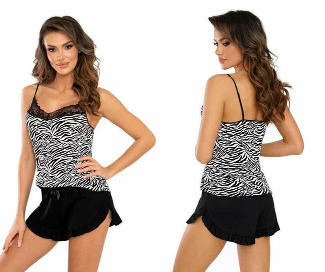 NOWA Piżama damska zebra Donna S, M, L, XL, XXL