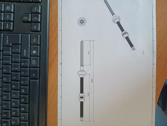 Śruba dwugwintowa M10 250mm
