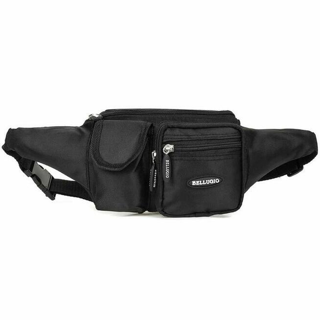 Czarna wodoodporna nerka Bellugio M64