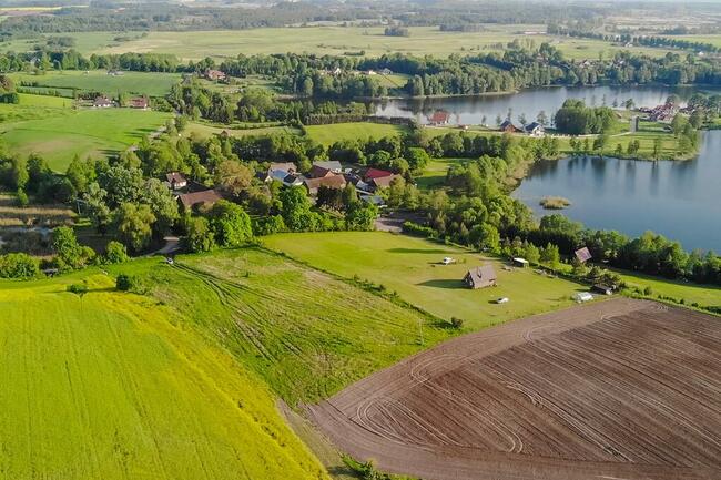 Działki tylko 30m od jeziora Sunowo - piękny widok