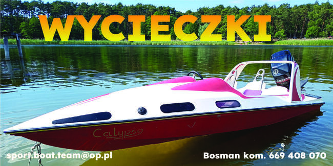 Wycieczki motorowodne.