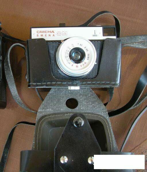 stary kolekcjonerski aparat CMEHA SMENA 8M + futerał