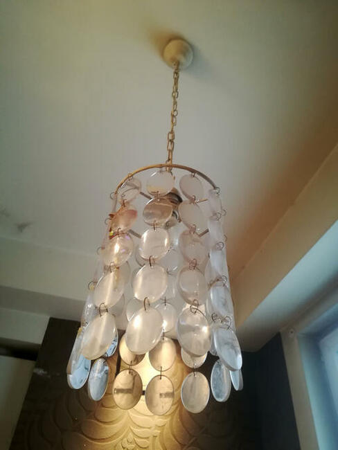 Lampa atrakcyjna retro wisząca sufitowa