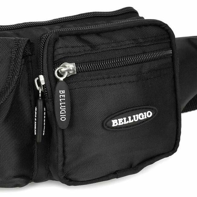 Czarna wodoodporna nerka Bellugio M64