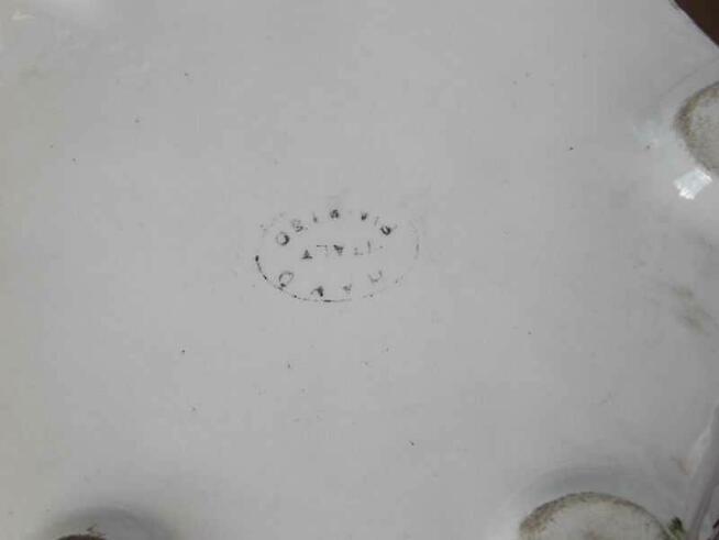 sygnowane włoskie puzdro kwiatki