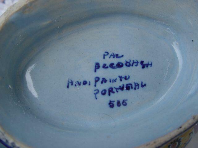 kolekcja stara sygnowana waza ręcznie malowana