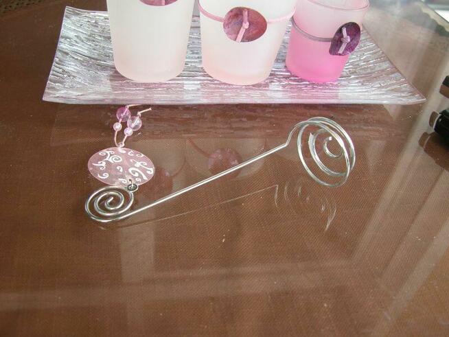 ręcznie zdobiony szklany świecznik formano