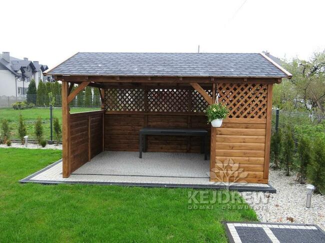 Altana prostokatna altany drewniane altanki ogrodowe