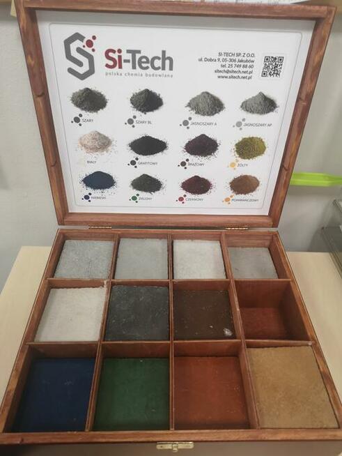 Posypka utwardzająca do betonu ROMIX niebieski