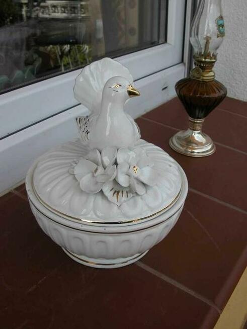 kolekcjonerskie puzdro z ptaszkiem